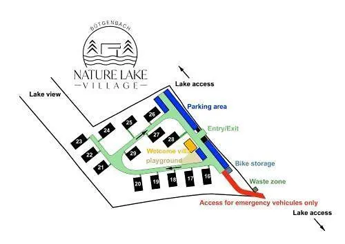 山林小屋 Nature Village - N°28 - 6 Personnes Avec Jacuzzi Pmr 比林根